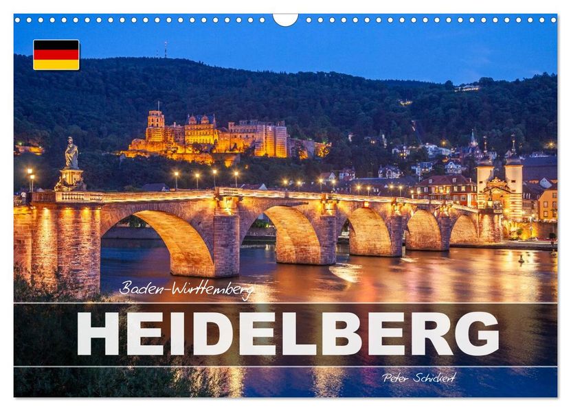 Baden-Württemberg - Heidelberg (Wandkalender 2027 DIN A3 quer) CALVENDO Monatskalender