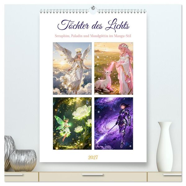 Töchter des Lichts (hochwertiger Premium Wandkalender 2027 DIN A2 hoch) Kunstdruck in Hochglanz