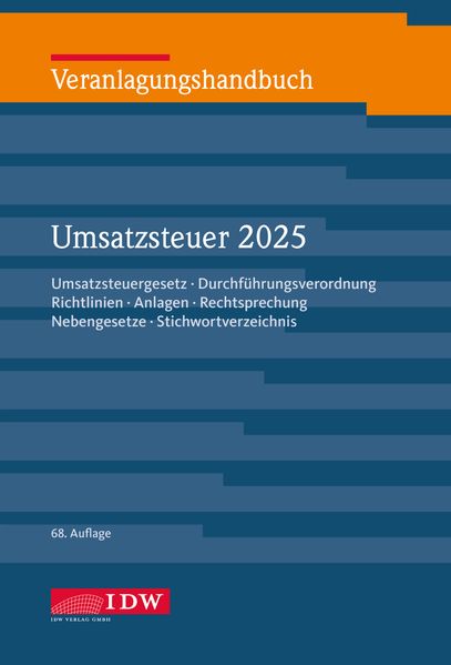 Veranlagungshandbuch Umsatzsteuer 2025