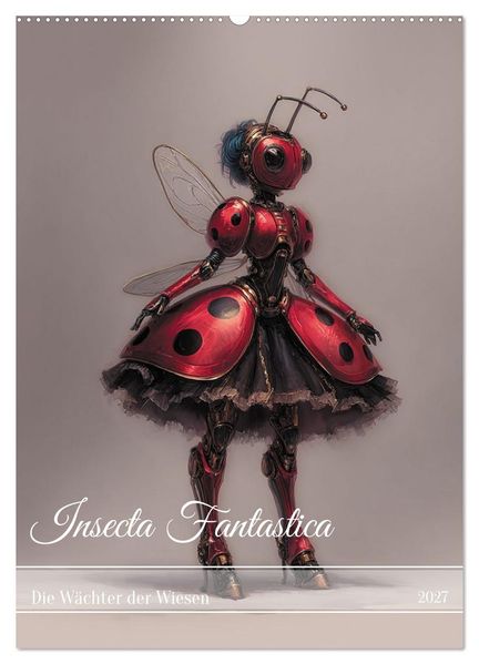 Insecta Fantastica (Wandkalender 2027 DIN A2 hoch) CALVENDO Monatskalender