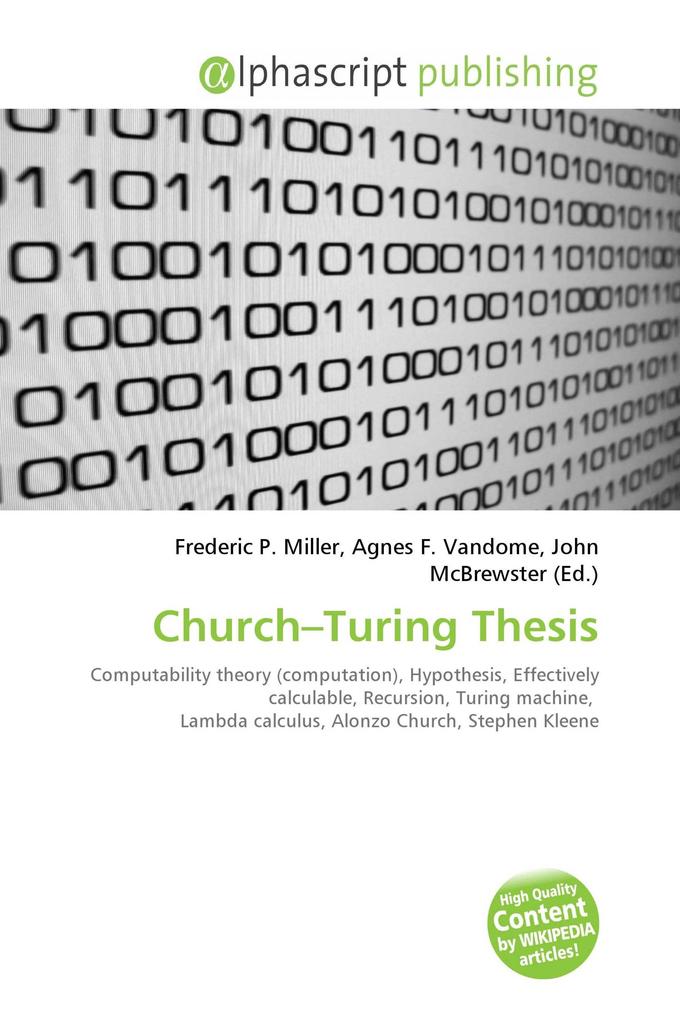 Church-Turing Thesis