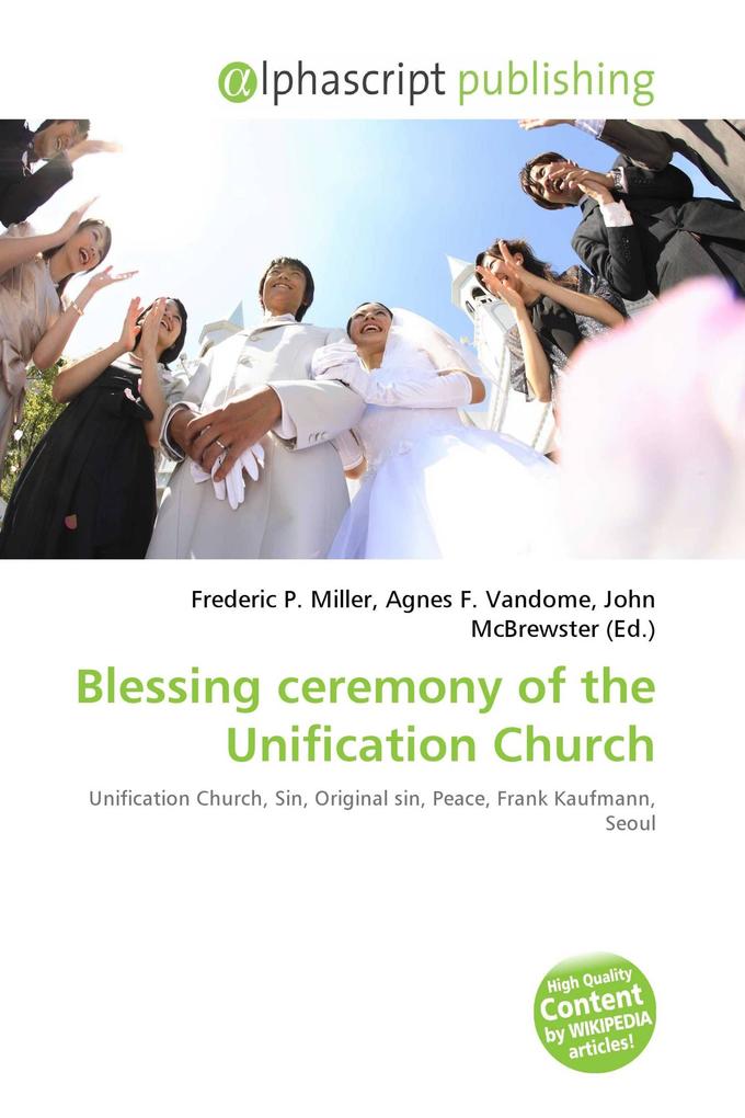 Blessing ceremony of the Unification Church