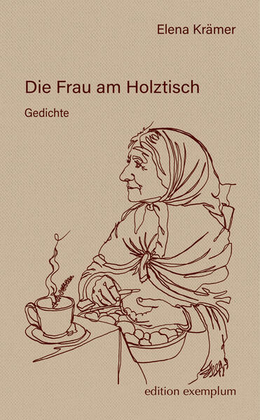 Die Frau am Holztisch