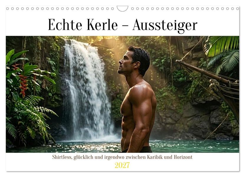 Echte Kerle - Aussteiger (Wandkalender 2027 DIN A3 quer) CALVENDO Monatskalender