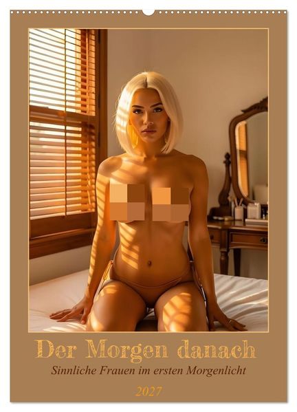Der Morgen danach - Sinnliche Frauen im ersten Morgenlicht (Wandkalender 2027 DIN A2 hoch) CALVENDO Monatskalender
