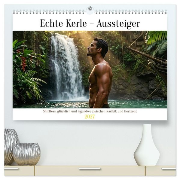 Echte Kerle - Aussteiger (hochwertiger Premium Wandkalender 2027 DIN A2 quer) Kunstdruck in Hochglanz