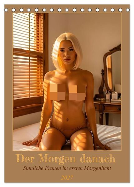 Der Morgen danach - Sinnliche Frauen im ersten Morgenlicht (Tischkalender 2027 DIN A5 hoch) CALVENDO Monatskalender