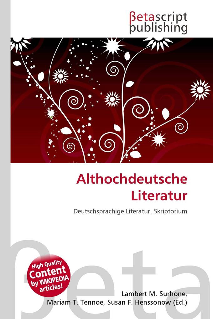 Althochdeutsche Literatur