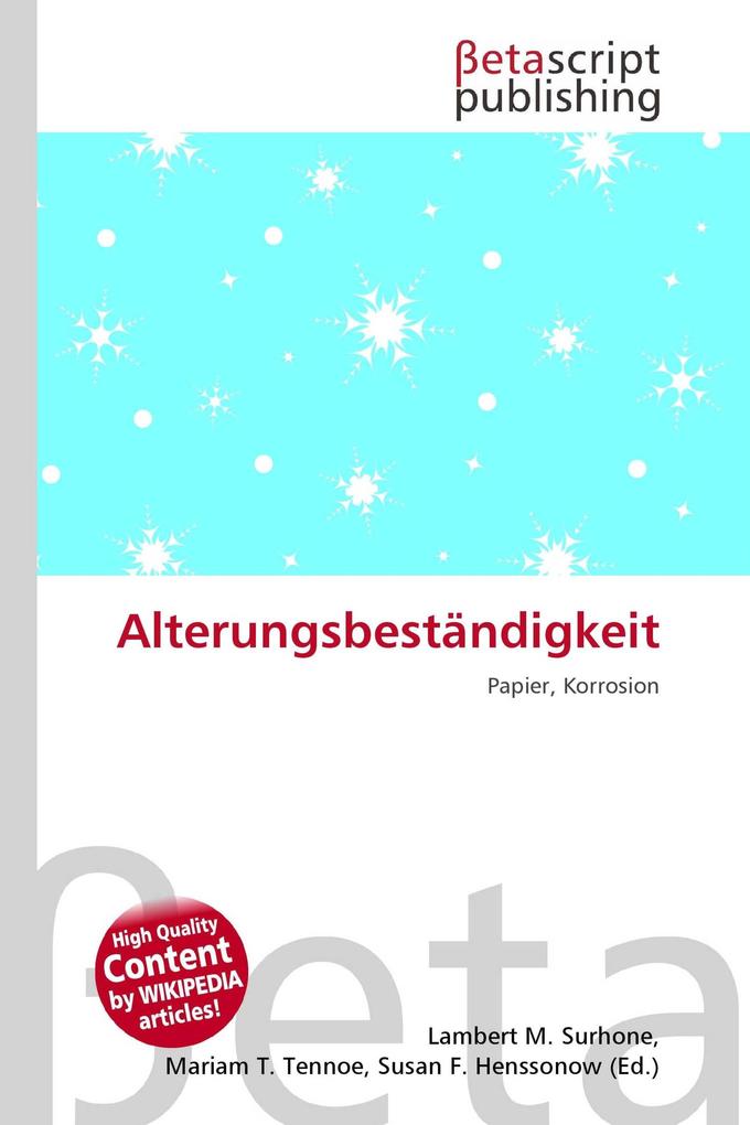 Alterungsbeständigkeit