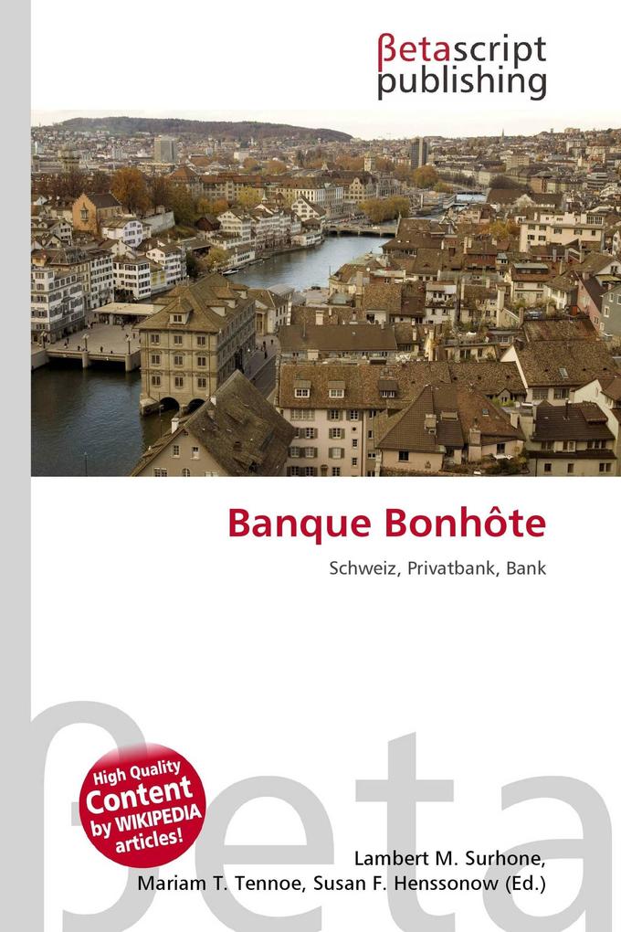Banque Bonhôte