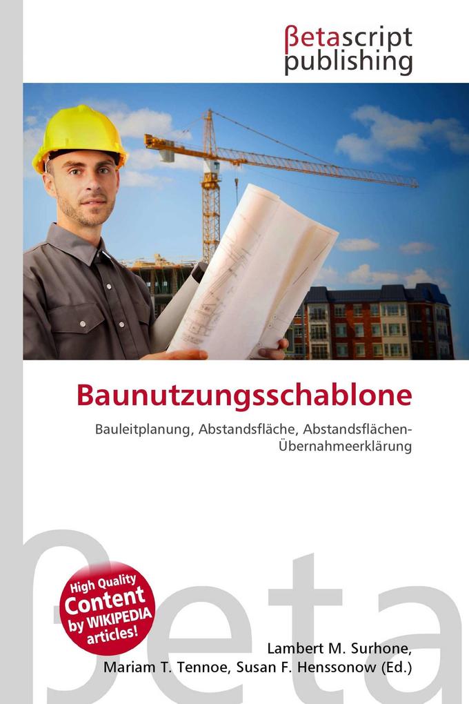 Baunutzungsschablone