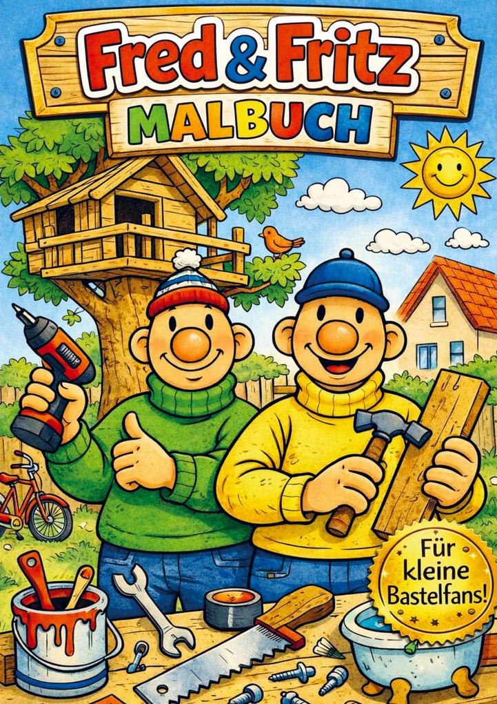 Malbuch Fred und Fritz