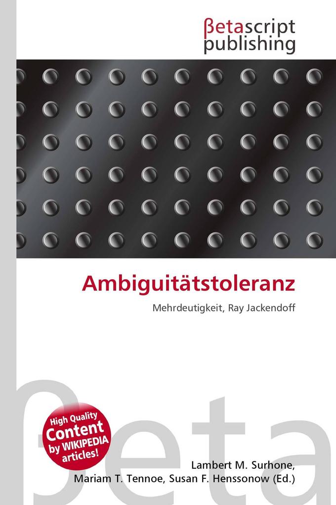 Ambiguitätstoleranz