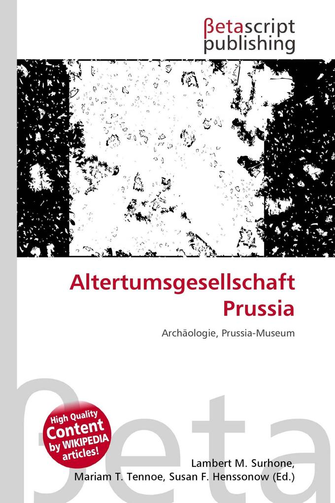 Altertumsgesellschaft Prussia