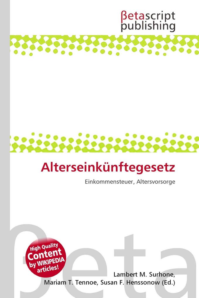 Alterseinkünftegesetz
