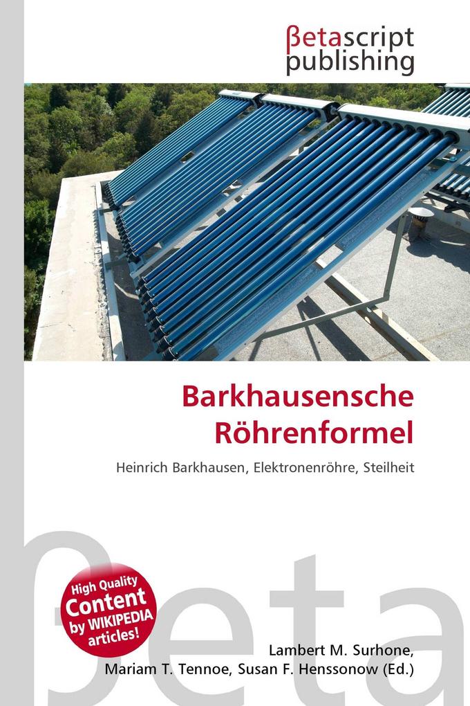Barkhausensche Röhrenformel