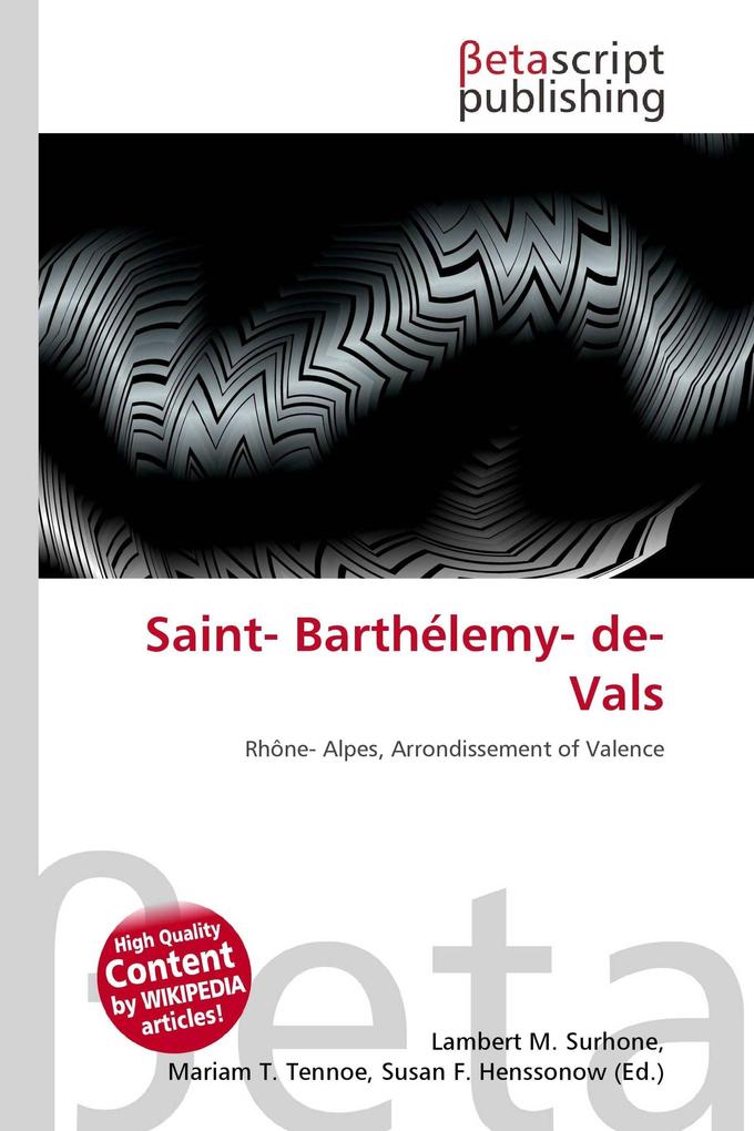 Saint- Barthélemy- de- Vals