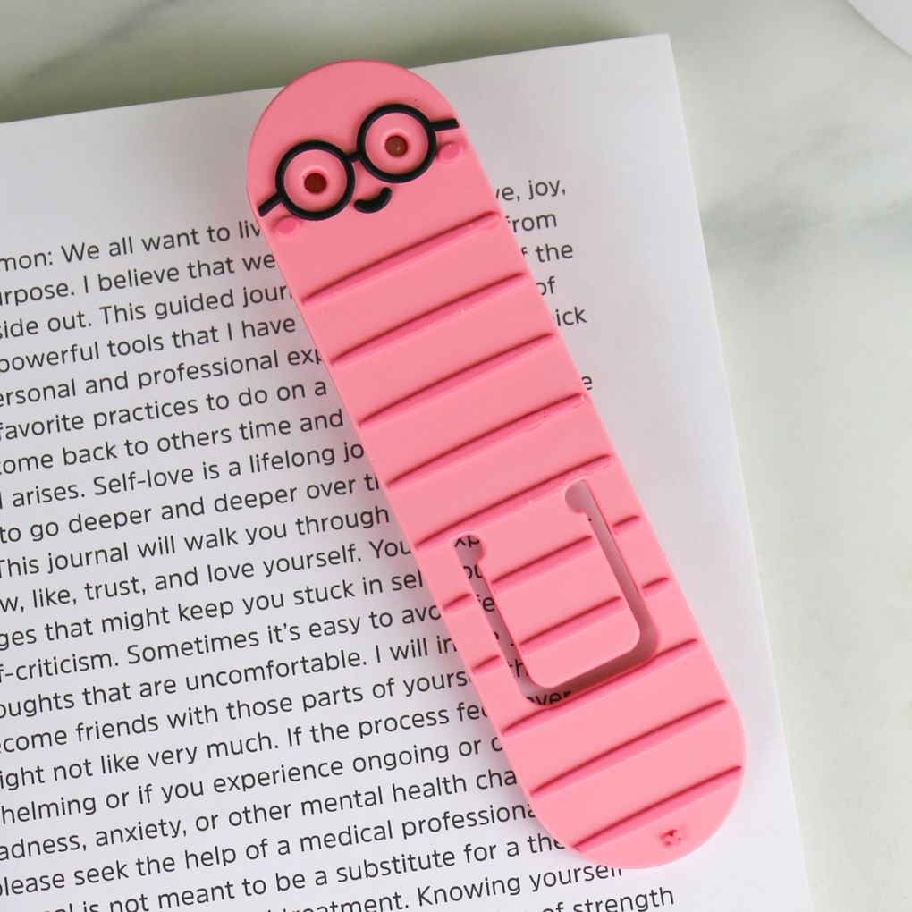 GIFT REPUBLIC Leselicht und Lesezeichen Bücherwurm