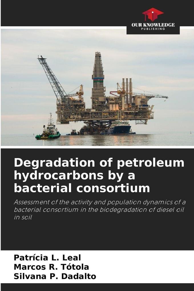 Degradation of petroleum hydrocarbons by a bacterial consortium