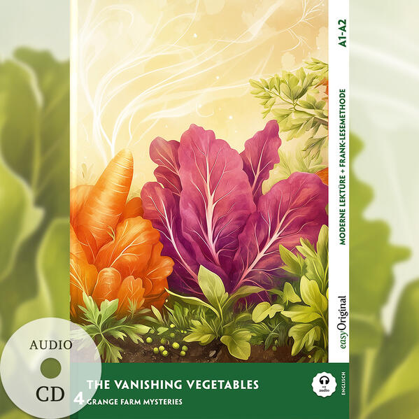 The Vanishing Vegetables - Englische Krimi-Lektüre A1-A2 (+ Audio-CD)