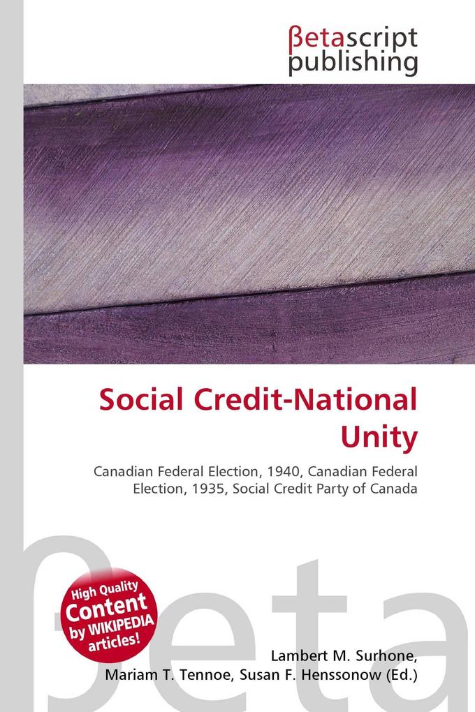 Social Credit-National Unity