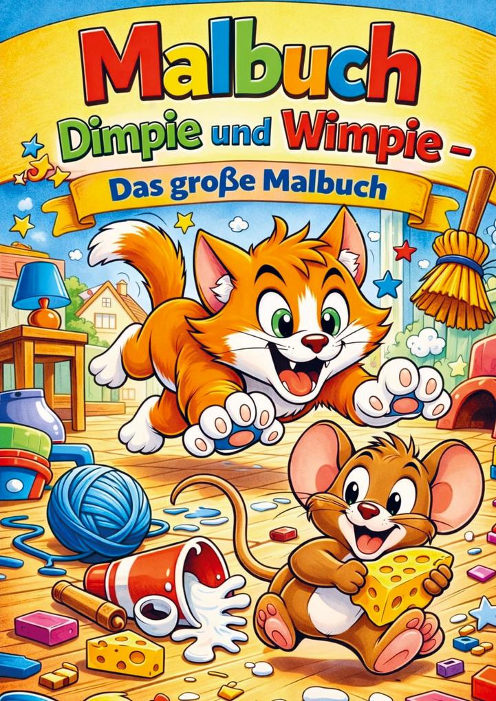 Malbuch Dimpie und wimpie