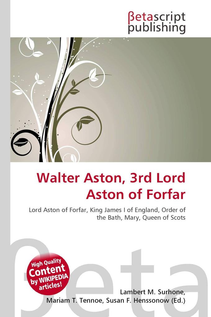 Walter Aston 3rd Lord Aston of Forfar