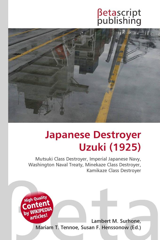 Japanese Destroyer Uzuki (1925)