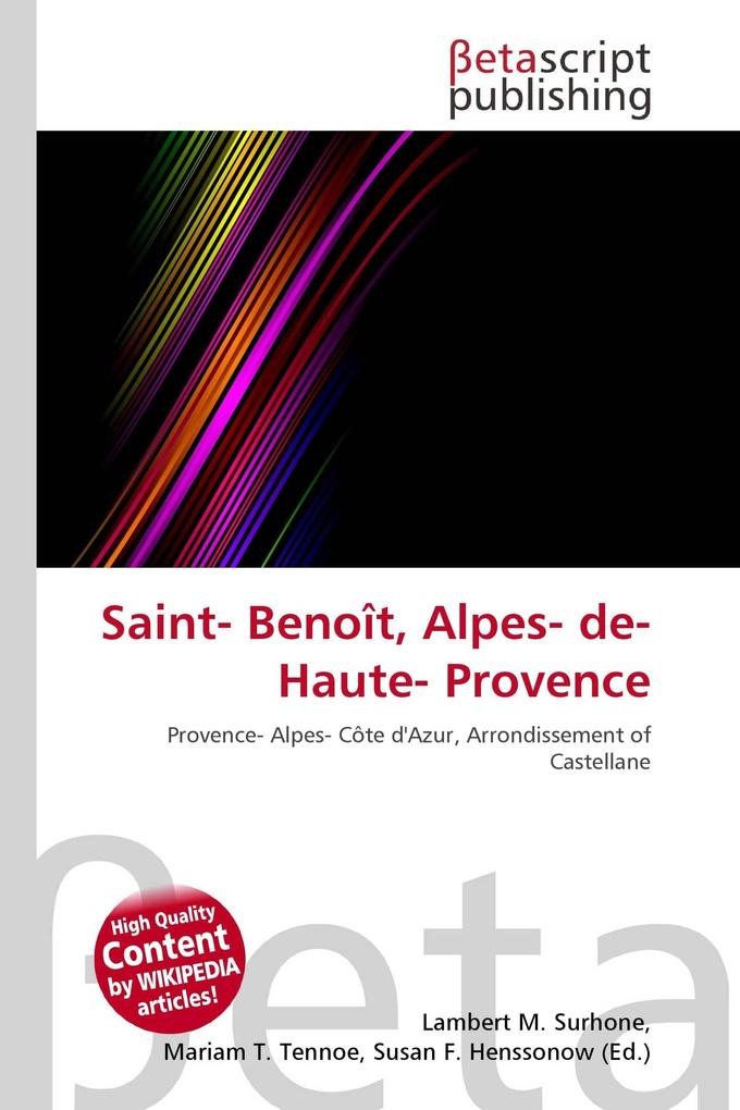 Saint- Benoît Alpes- de- Haute- Provence