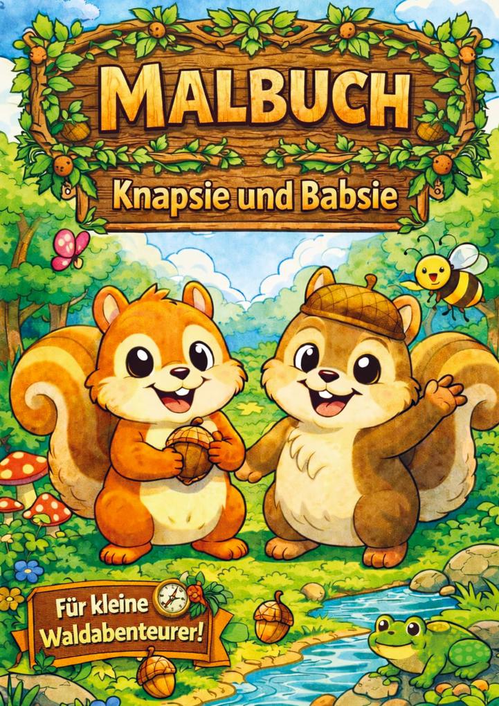 Malbuch Knapsie und Babsie