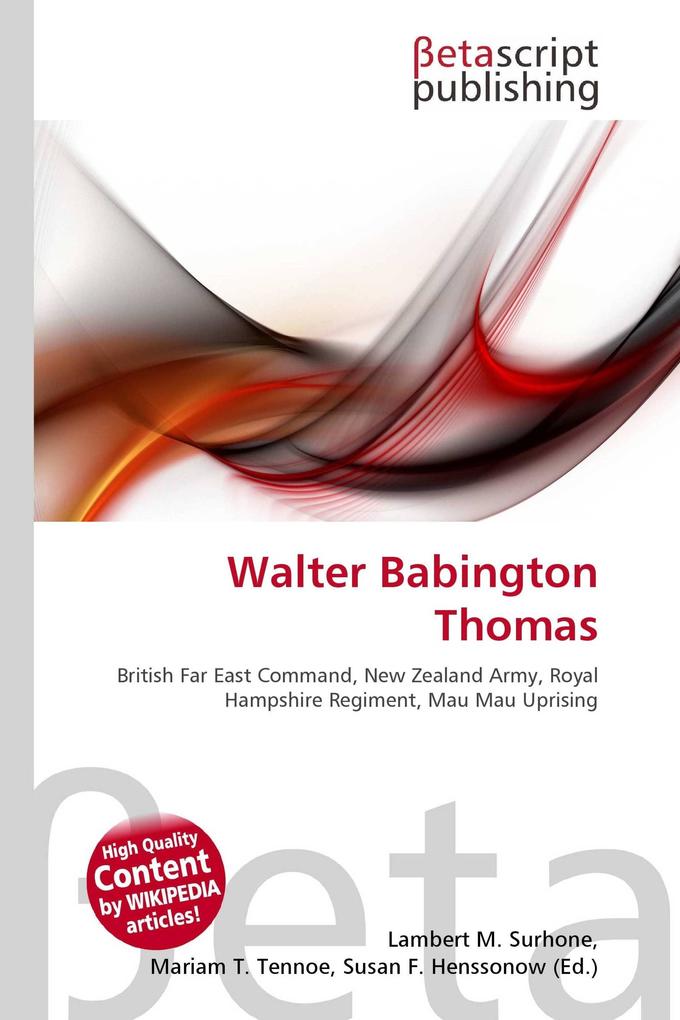 Walter Babington Thomas