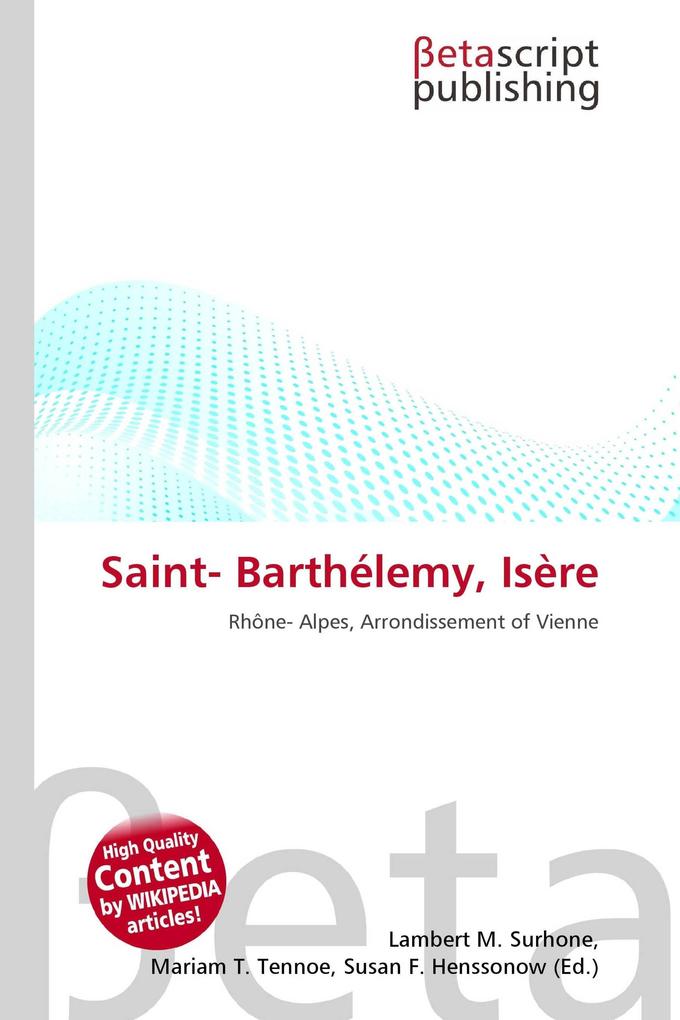 Saint- Barthélemy Isère