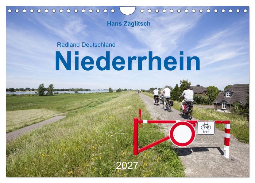 Radland Deutschland - Niederrhein (Wandkalender 2027 DIN A4 quer) CALVENDO Monatskalender
