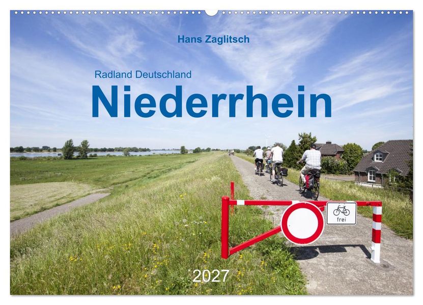 Radland Deutschland - Niederrhein (Wandkalender 2027 DIN A2 quer) CALVENDO Monatskalender