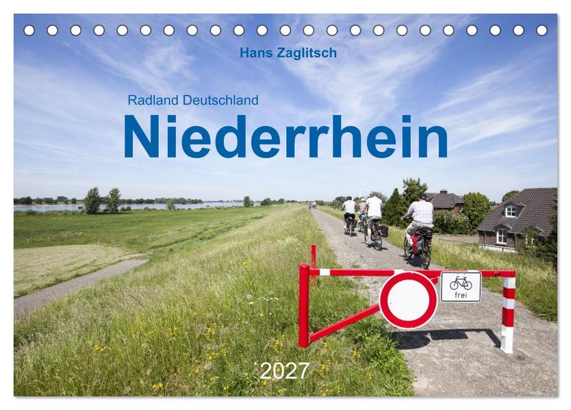 Radland Deutschland - Niederrhein (Tischkalender 2027 DIN A5 quer) CALVENDO Monatskalender
