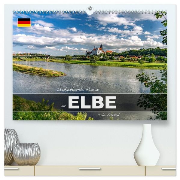Deutschlands Flüsse - die Elbe (hochwertiger Premium Wandkalender 2027 DIN A2 quer) Kunstdruck in Hochglanz