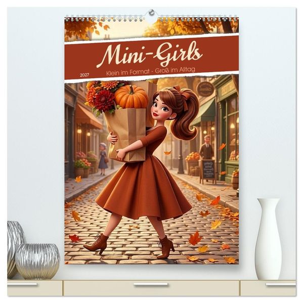 Mini-Girls (hochwertiger Premium Wandkalender 2027 DIN A2 hoch) Kunstdruck in Hochglanz