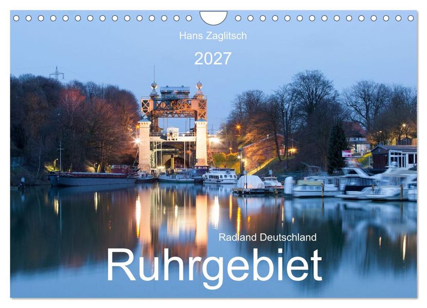 Radland Deutrschland - Ruhrgebiet (Wandkalender 2027 DIN A4 quer) CALVENDO Monatskalender