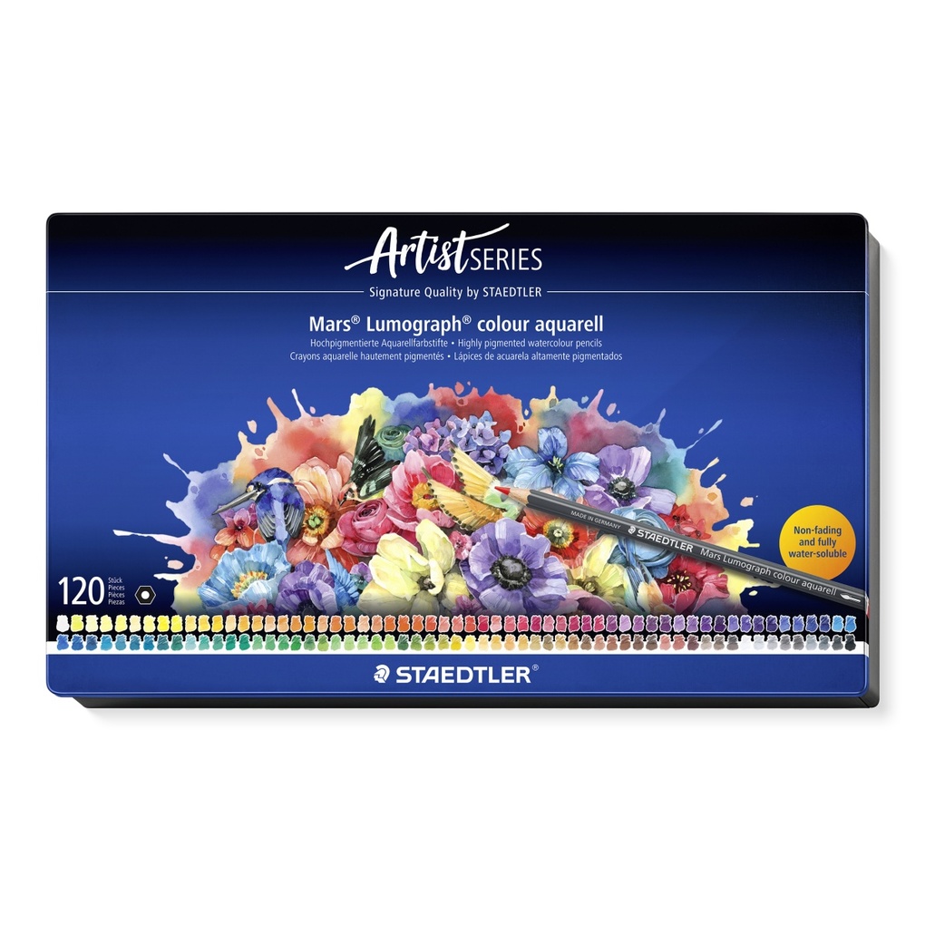 STAEDTLER Farbstifte aquarell Mars Aquarellstifte 120er Etui