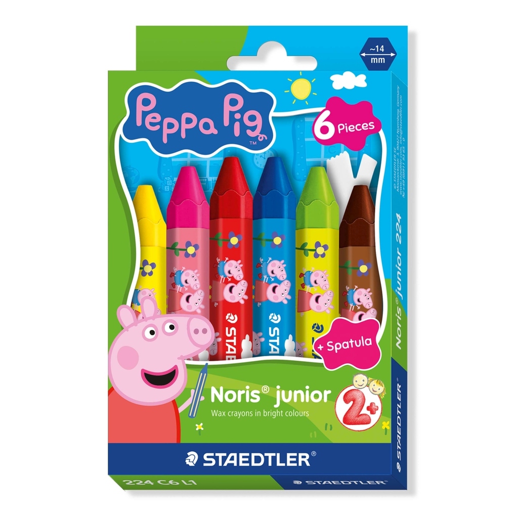 STAEDTLER Wachsmalkreide Noris junior Peppa Pig 6er Set
