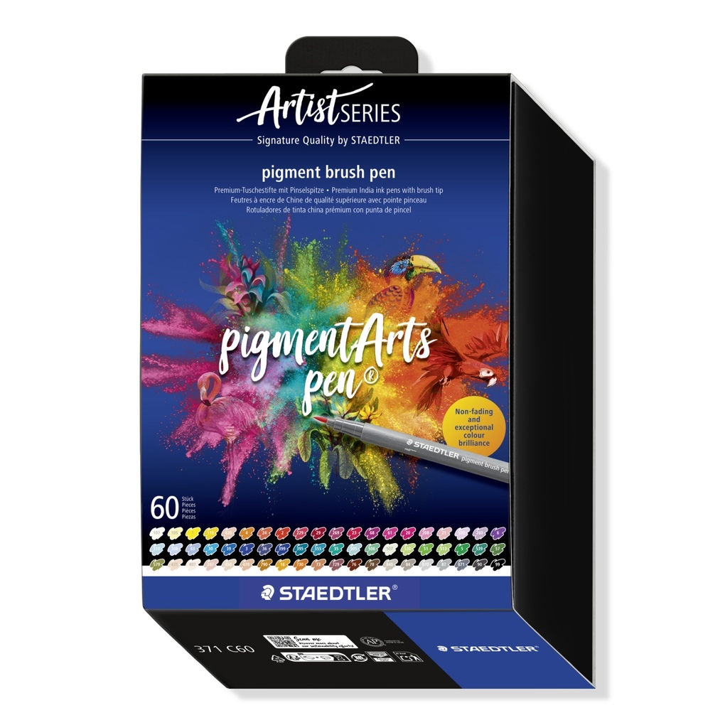 STAEDTLER pigment brush pen 60er Set