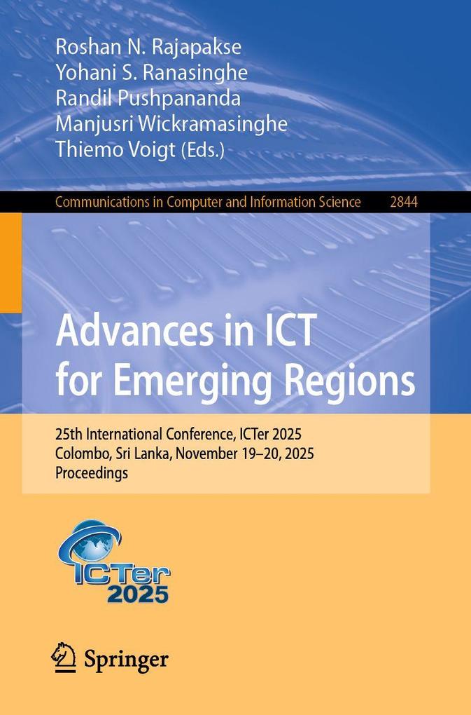 Advances in ICT for Emerging Regions