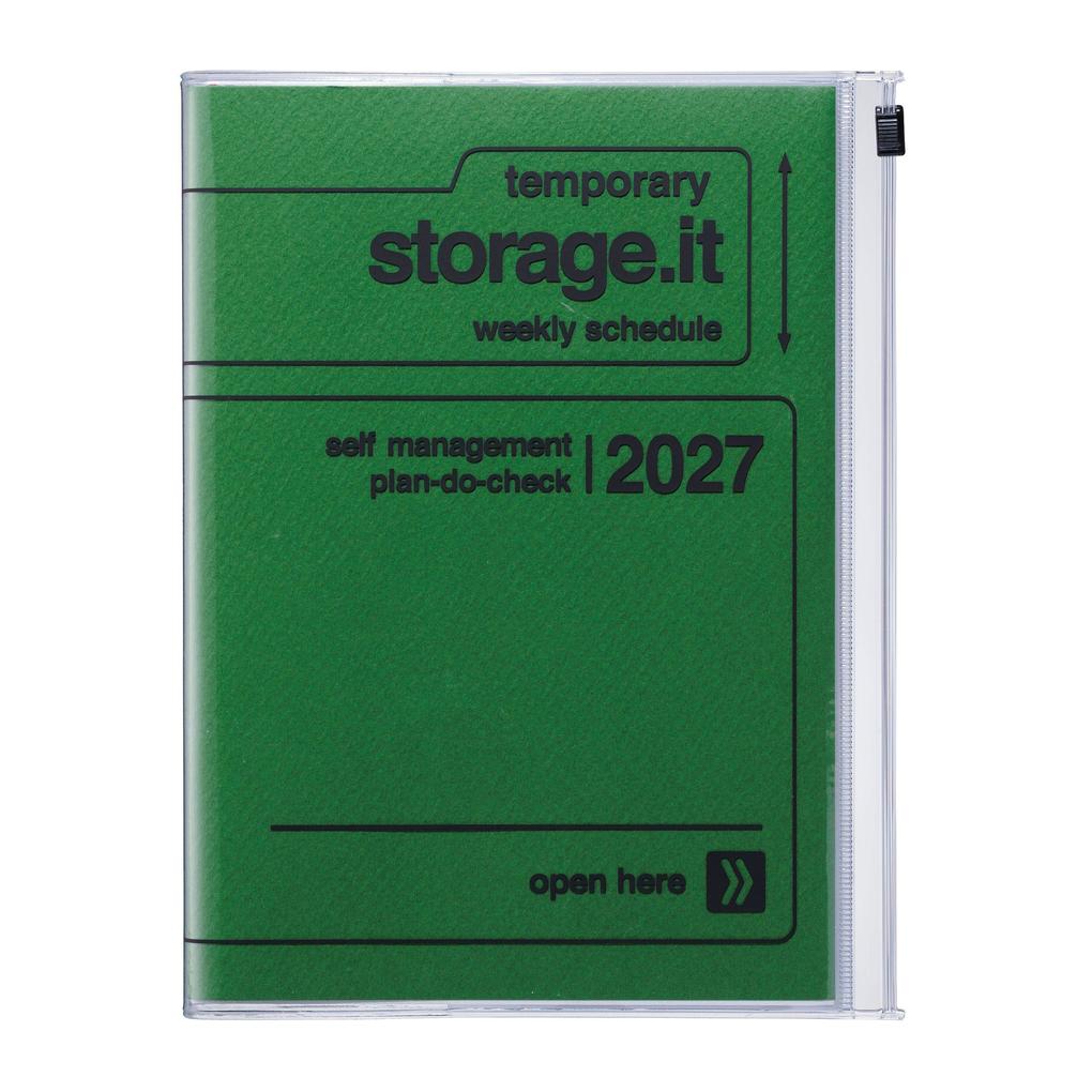 MARK'S 2026/27 Diary A5 Storage.it // Green