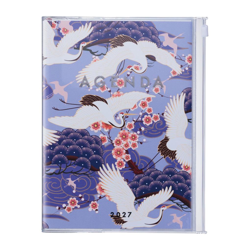 MARK'S 2026/27 Diary A5 Japan / Birds // Purple