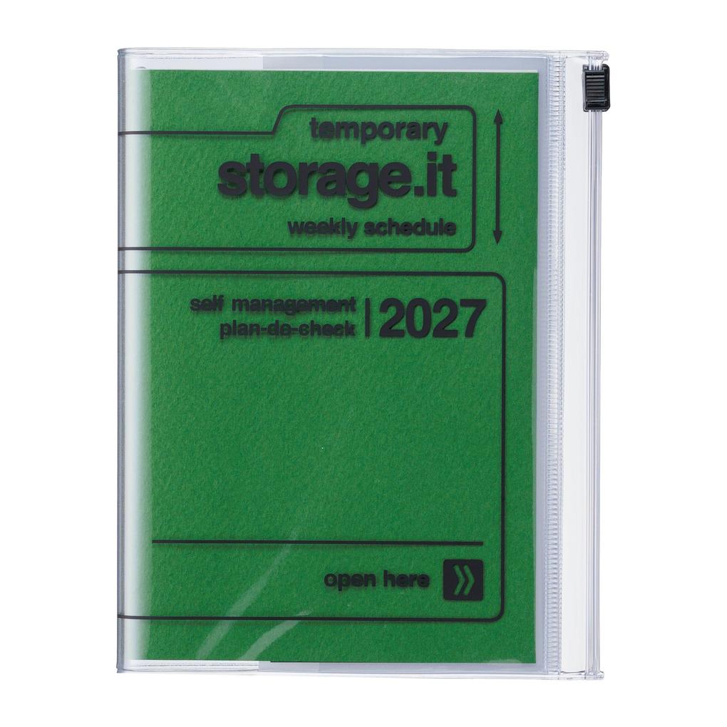 MARK'S 2026/27 Diary A6 Storage.it // Green