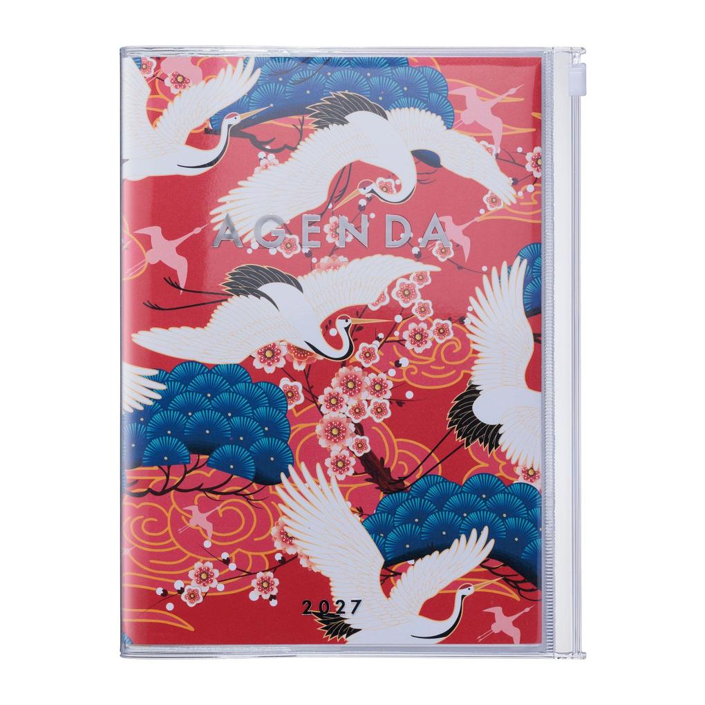 MARK'S 2026/27 Diary A5 Japan / Birds // Red