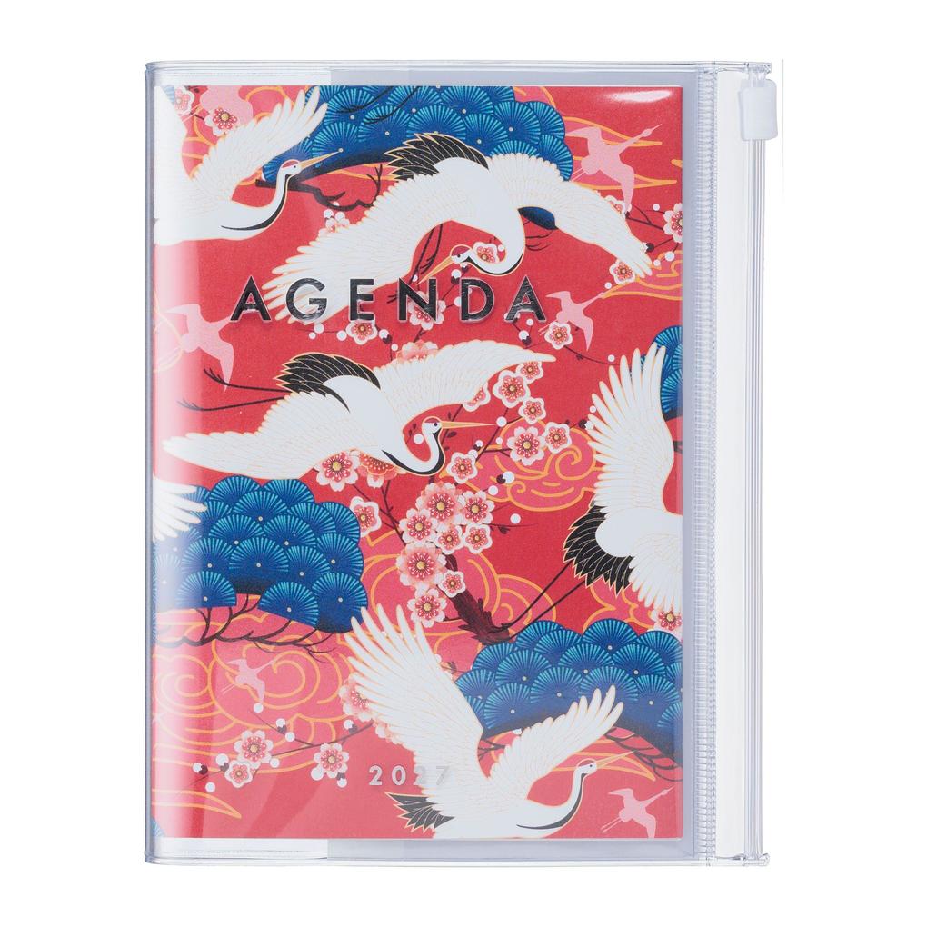 MARK'S 2026/27 Diary A6 Japan / Birds // Red