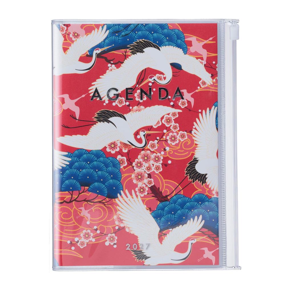 MARK'S 2026/27 Diary B6 Japan // Birds Red