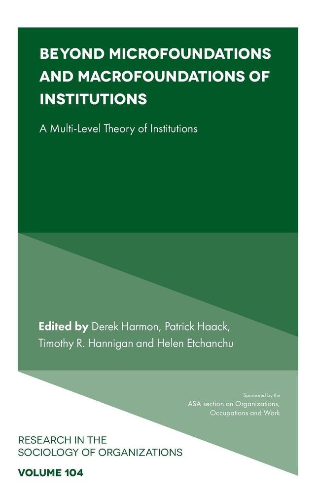 Beyond Microfoundations and Macrofoundations of Institutions