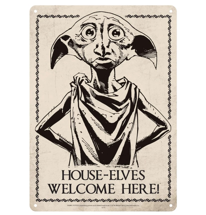 Blechschild - Tin Sign A5 - Harry Potter DOBBY